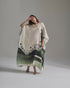 Morena Linen Closed Tunic / Green Tropical Landscape